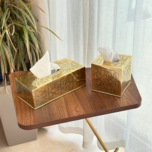 Boîte à mouchoirs en laiton zwak