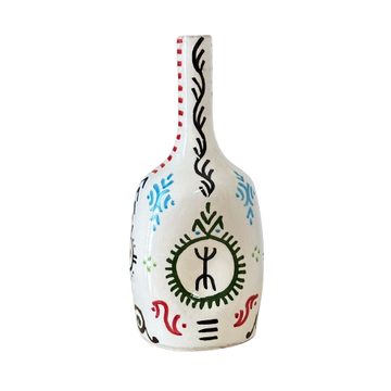Vase artisanal bouteille amazigh Khuda