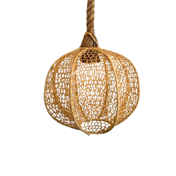 Suspension artisanale en fibres naturelles