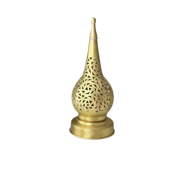 Bougeoir en laiton doré