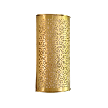 Applique murale Zellige en laiton doré