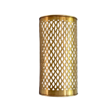 Applique murale Khmissa en laiton doré