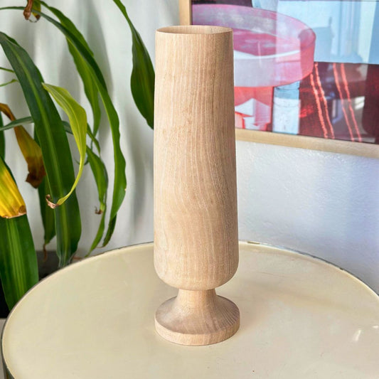 Vase artisanal bois de noyer 2