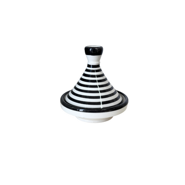 Tagine rayé noir