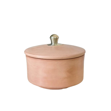 Boite de rangement beige nude