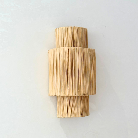 Applique murale en Raphia