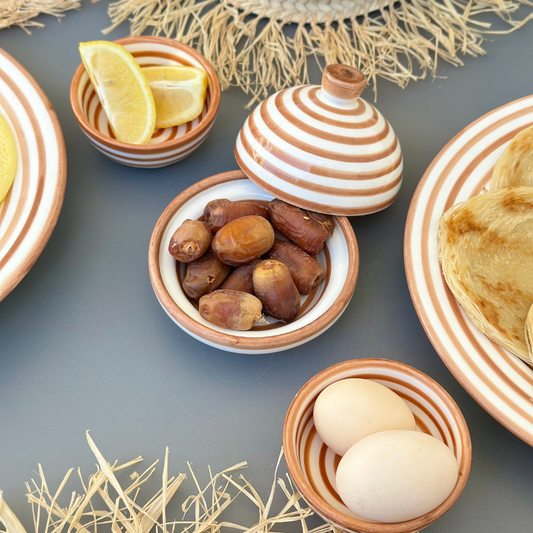 Beurrier rayé terracota