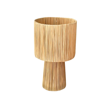 Abat-jour en Raphia Aboukal