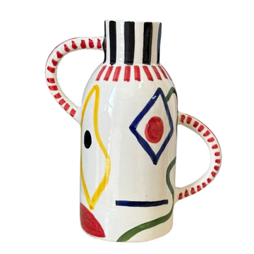 Vase artisanal Taboukalt rouge