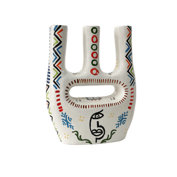 Vase artisanal Afous Amazigh grand 2