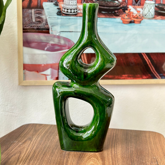 Vase artisanal Agmar vernis